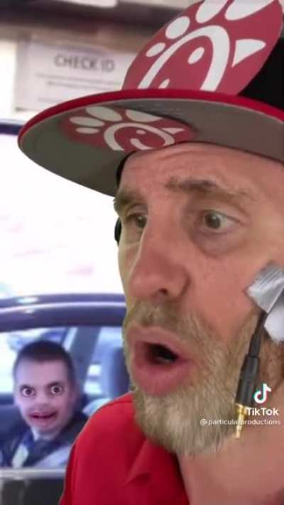 Ordering at Chic fil a