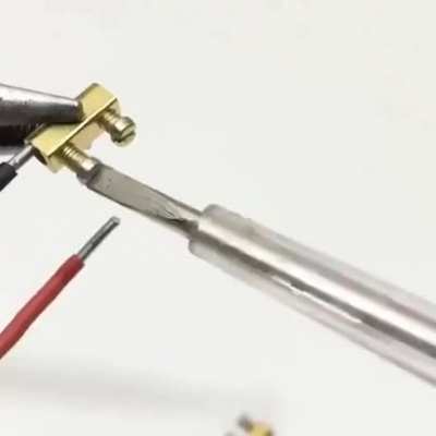 DIY IR soldering iron.