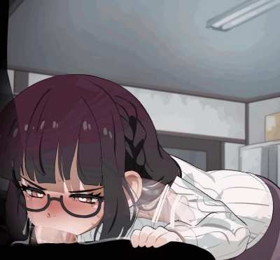 Deepthroat In The Office