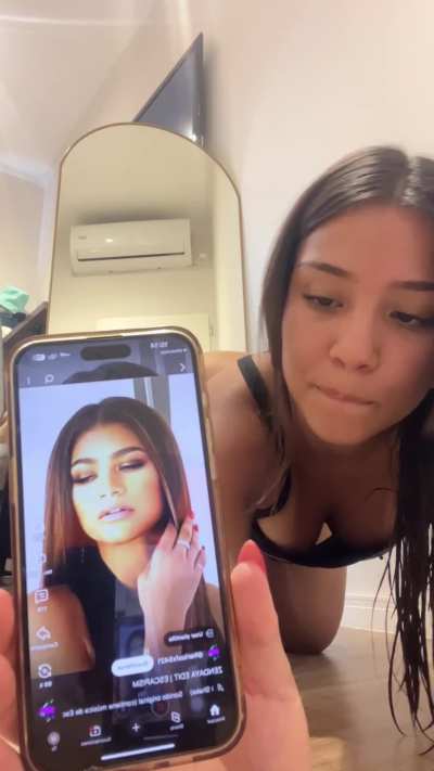 my friends bully me for my boobies... I hope you'll like them :/