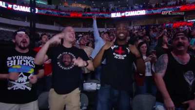 Geoff Neal knocks out Frank Camacho with a head kick. He is set to face Stephen 