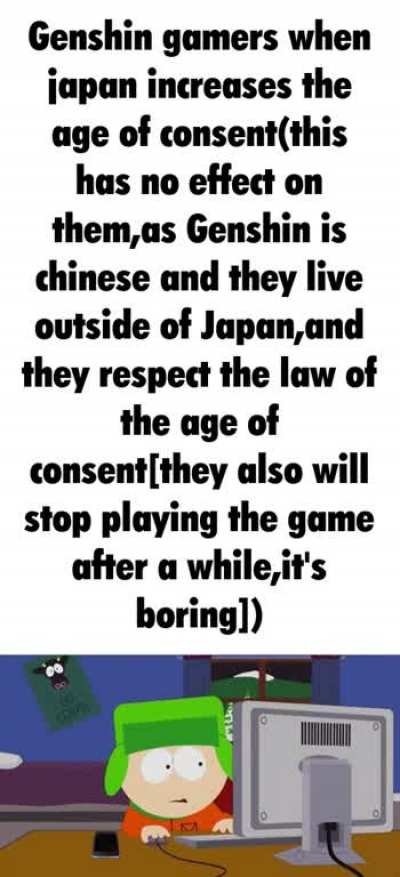 Genshin is more boring than it is degenerate tbh