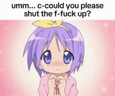 mfw ppl ask me why i still watch Lucky✩Star in 2024 >:3