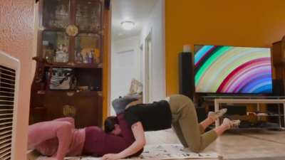 “Couple push ups”