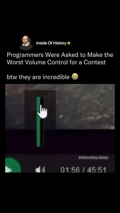 Compilation of worst volume controls