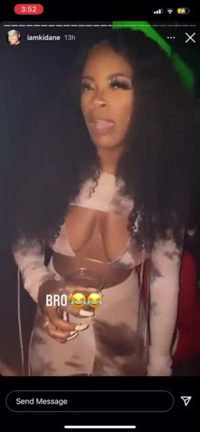 Looking sexy in the club