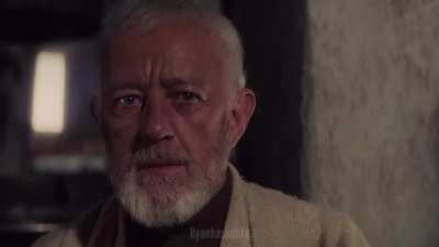 Obi-Wan views the message