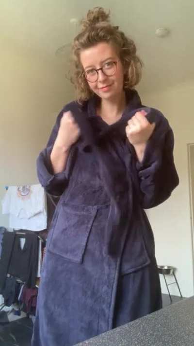 Feeling pretty cute in this robe