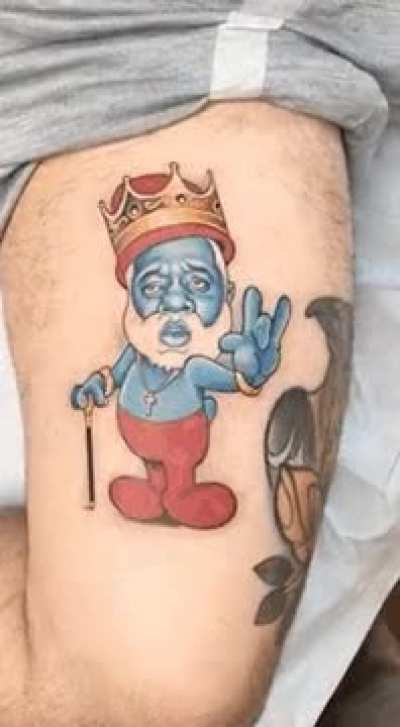 Papa Smurf tattoo
