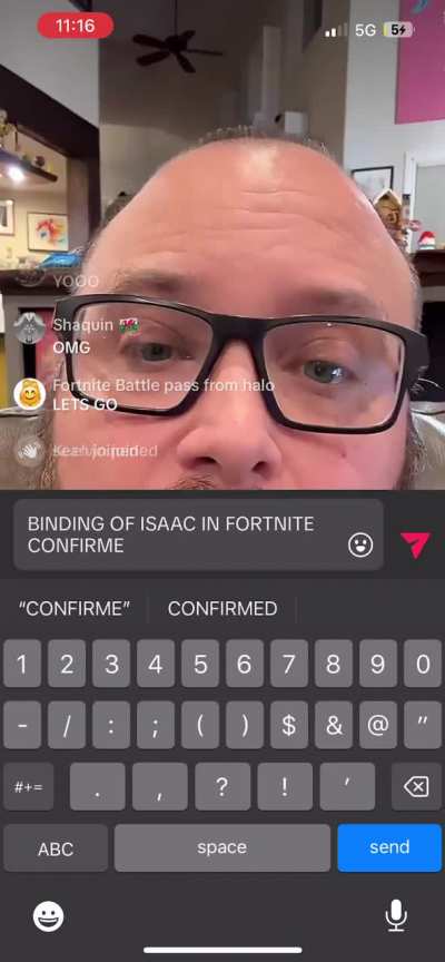 Edmund confirms he is in talks with multiple people at epic to discuss a Fortnite x Isaac collaboration!