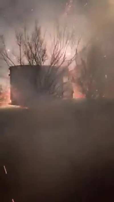 Someone’s psycho neighbour didn’t like them to fire fireworks