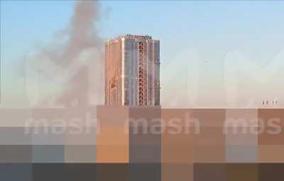 Ukrainian drone hits a building in Saratov, Russia. 26 August 2024