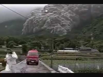 Mount Unzen Japan - 1991 Pyroclastic Flow