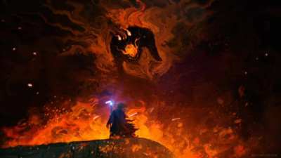 I am a servant of the Secret Fire, wielder of the flame of Anor.