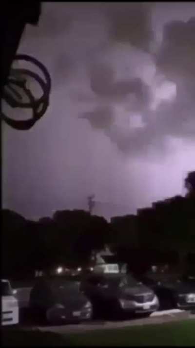 My friend captured Zeus in a thunderstorm 😶 let me know what you guys think.