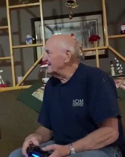 Grandpa has no mercy