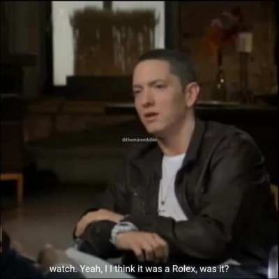 Eminem talks about spending Money.