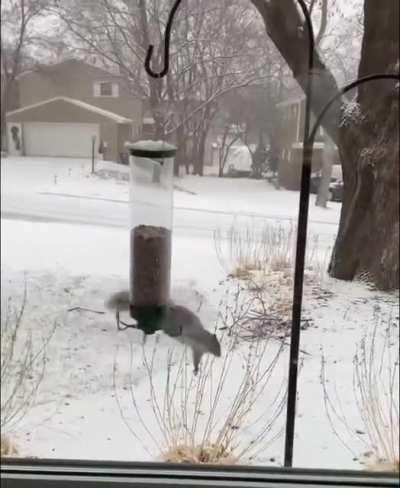 ... to get a snack.