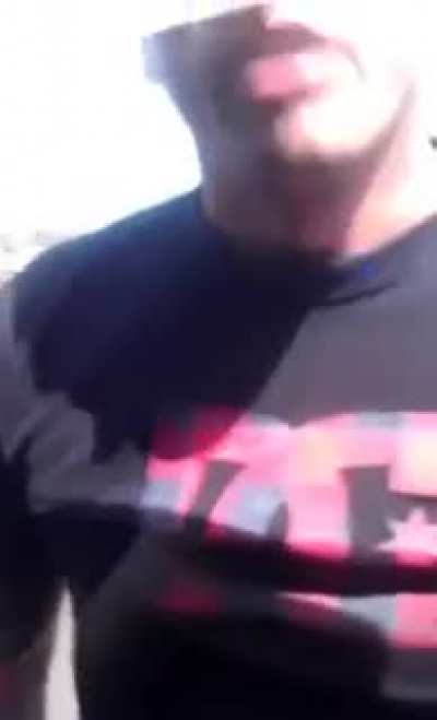 Road Rage: irritated man turns into the hulk