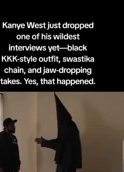 Kanye West’s Craziest Rant Yet In A Totally Unhinged Outfit