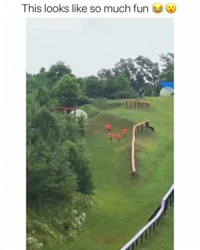 see a Giant ball terrorising people 😂