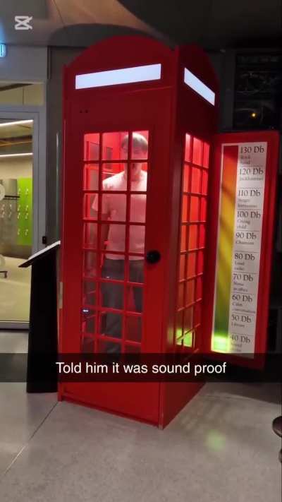 He was deceived