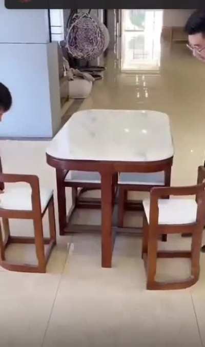 transformable space-efficient furniture 🪑😲