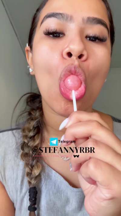 Long tongue on lolli<wbr>pop❤️<wbr>‍🔥