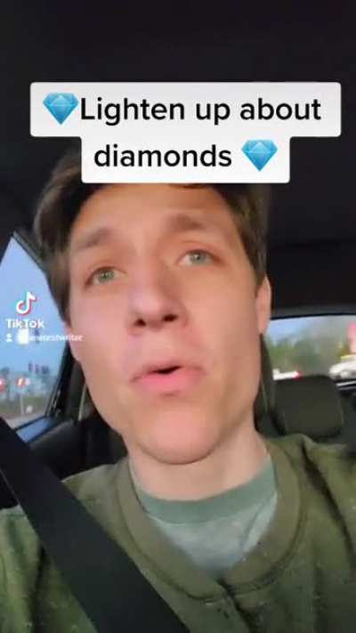 Let's lighten up about the diamond scam
