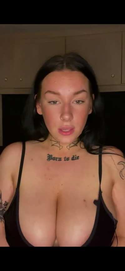 Busty British joi