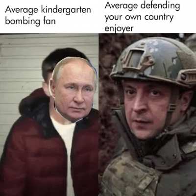 The balls of Ukrainians are really made out of minecraft bedrock 💪🗿🇺🇦