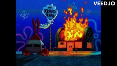 Mr.Krabs sings 