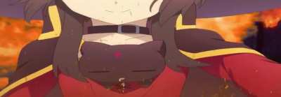 Wide Megumin takes a walk