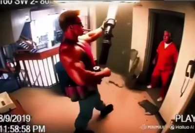 Newly released security footage from Epstein's cell