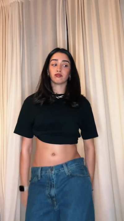 in jeans