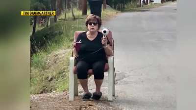 Woman had enough of speeding cars