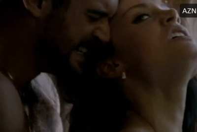 Leah Gibson banged hard
