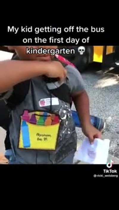 He waited all day to let her know.