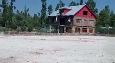 Terrorist house blown up after kill last hostage in Kashmir