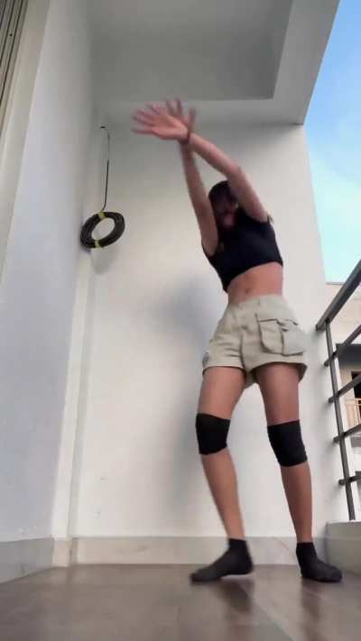 She can move.