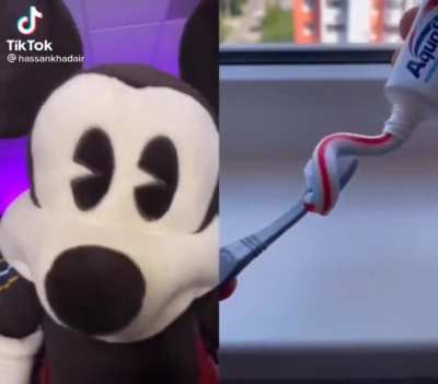 You waste the tooth...
