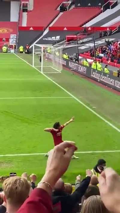 El Matador doing his first bow and arrow celebration at Old Trafford infront of fans!