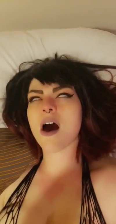 I know it looks crazy but I just have intense orgasms. My eyes always roll back 😅 [OC]