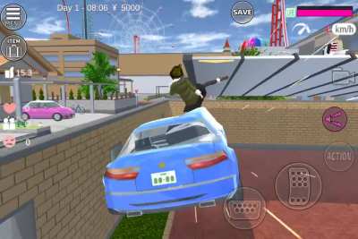 You can actually explode a car mçby just punching in it（この不具合については、すぐにガルソフト株式会社に報告します）