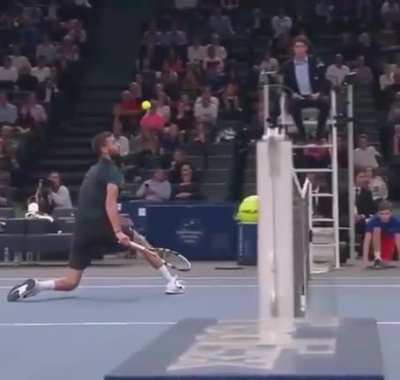 A perfect tennis shot