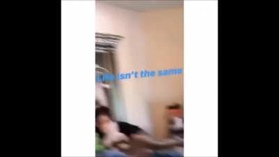 X getting his hair braided. I never seen this before so I thought I’d share it