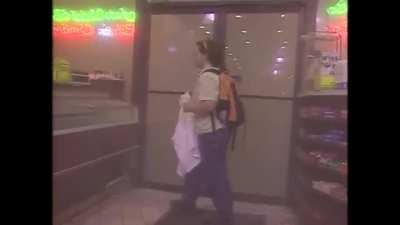 Crowds run for shelter. 9/11