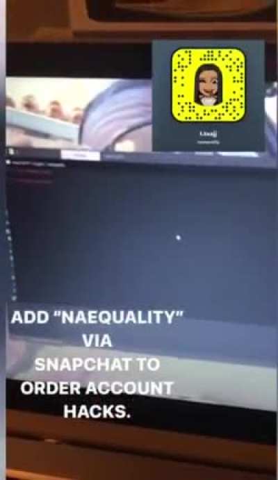 need snap, insta hacks? hit up naequality on snapchat for social media order's