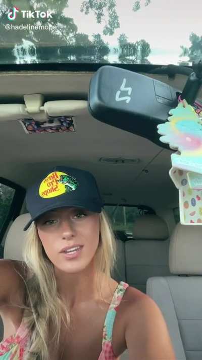 In the car