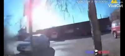 Cop accidentally shoots partner in the back and acts ignorant